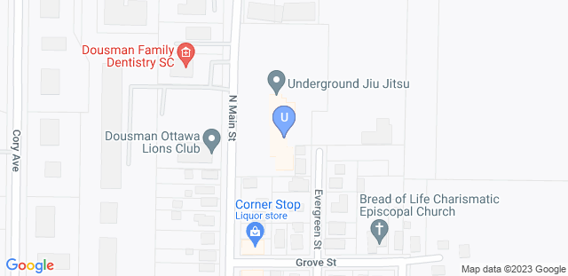 Map to Underground Jiu Jitsu LLC